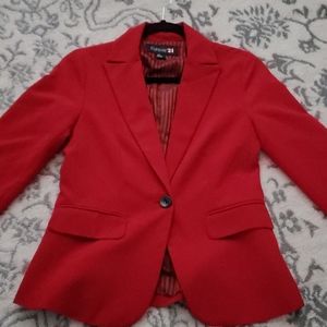 Red blazer